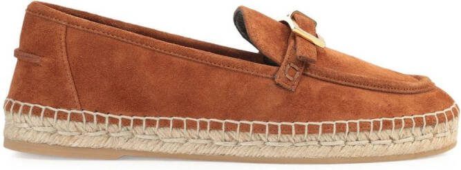 Sergio Rossi Sr Nora suede loafers Brown