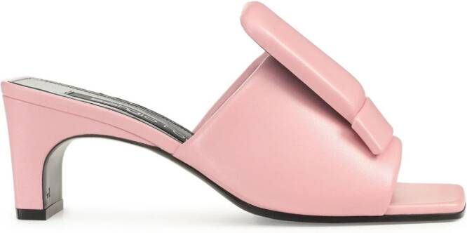Sergio Rossi SR1 60mm leather sandals Pink
