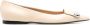 Sergio Rossi SR1 flat leather pumps Neutrals - Thumbnail 1