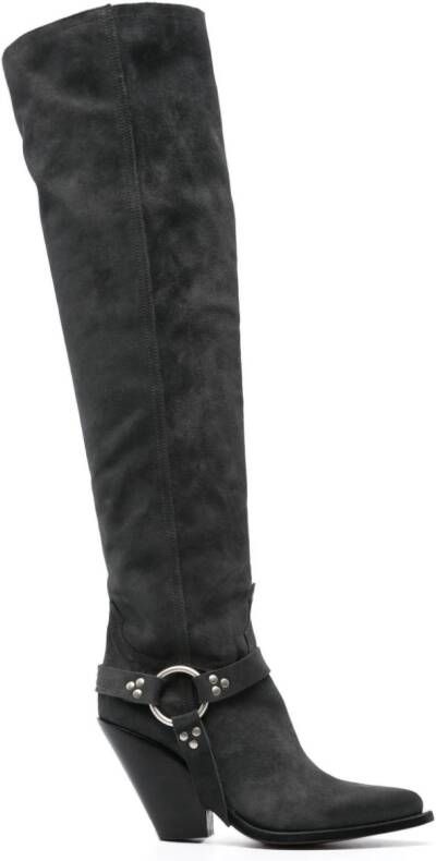 Sonora Acapulco suede boots Grey