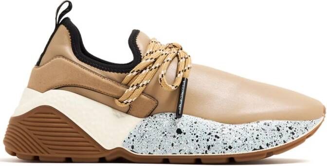 Stella McCartney Eclypse faux-leather sneakers Neutrals
