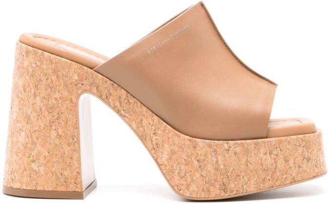 Stella McCartney 110mm Skyla sandals Neutrals