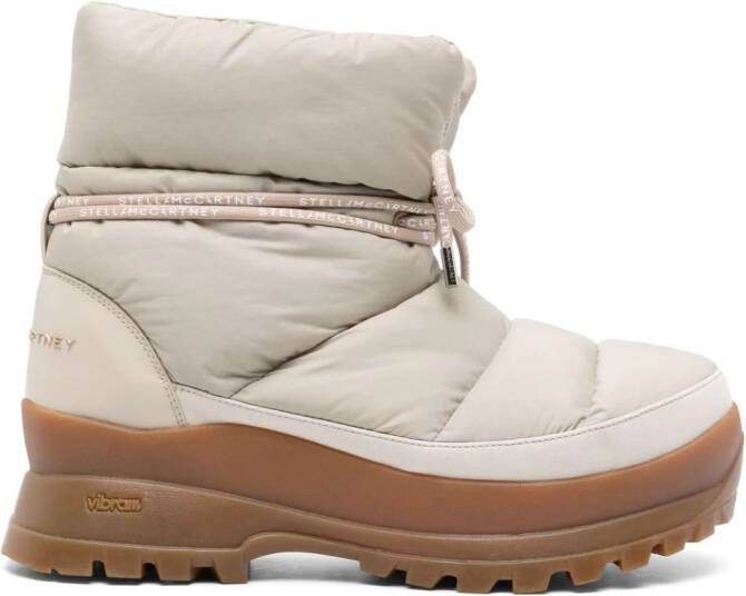 Stella McCartney Trace padded ankle boots Brown