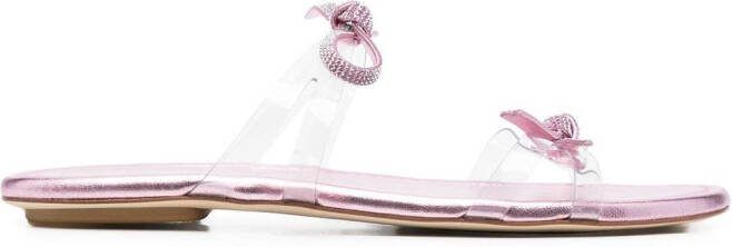 Stuart Weitzman SW Bow slides White
