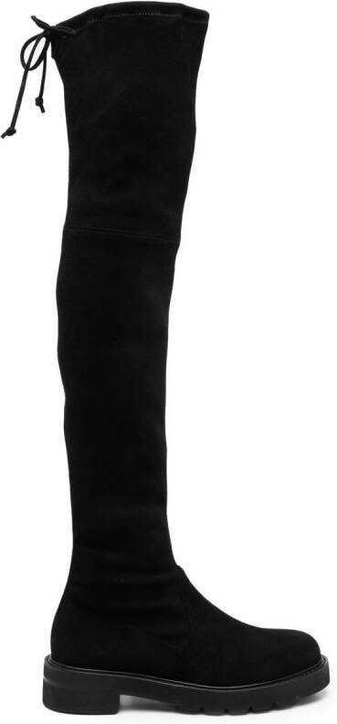 Stuart Weitzman Lowland Lift thigh-high boots Black