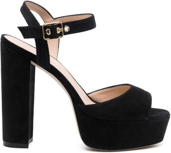 Stuart Weitzman Ryder 130mm sandals Black