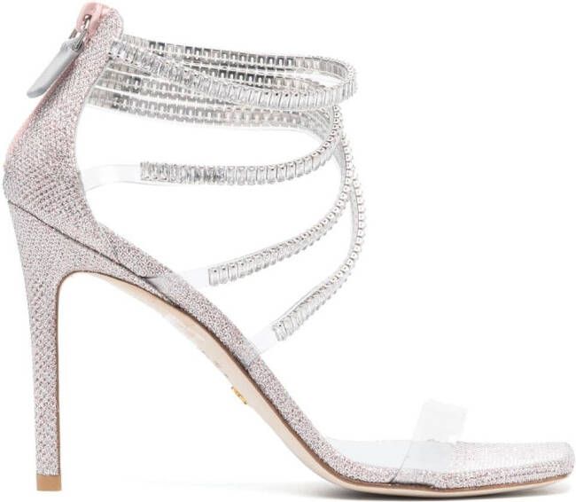 Stuart Weitzman Superglam 100mm Strap sandals Pink