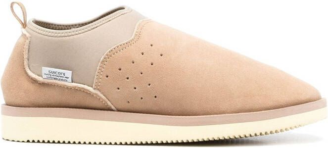 Suicoke Ron suede slippers Brown