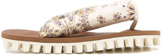 Suicoke GTA thong-strap sandals Brown