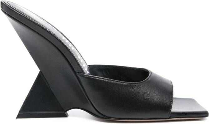 The Attico 105mm Cheope sandals Black