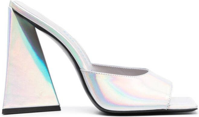 The Attico 115mm Devon sandals Silver