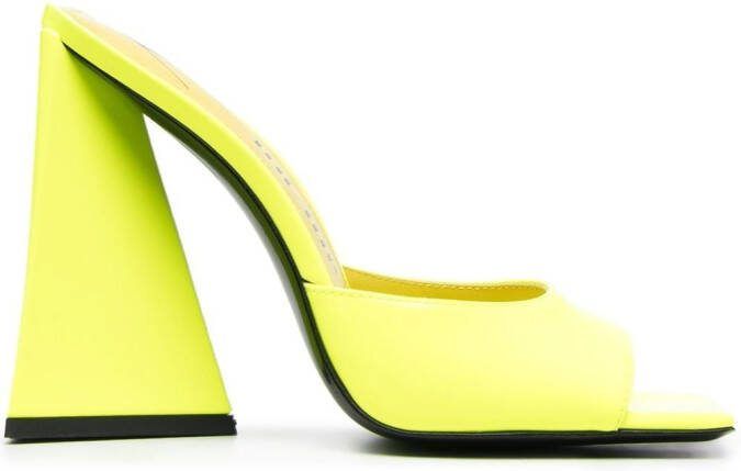 The Attico 115mm Devon sandals Yellow