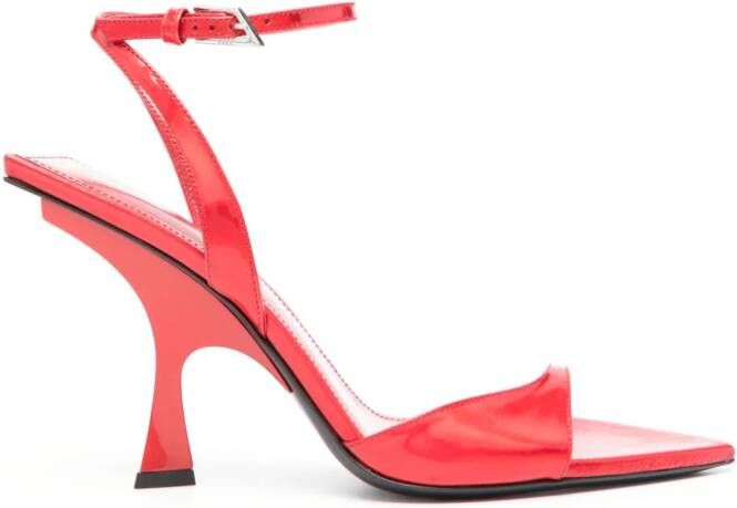 The Attico 95mm GG sandals Red