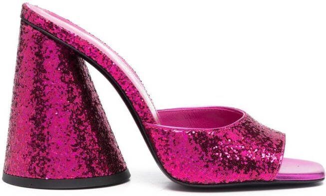 The Attico 105mm Luz sandals Pink