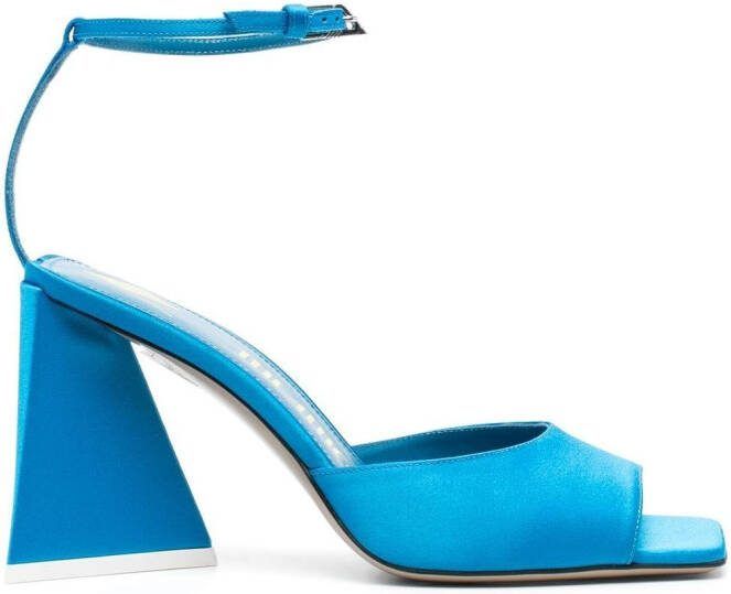 The Attico Piper 90mm sandals Blue