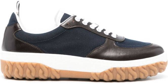 Thom Browne Letterman panelled sneakers Blue