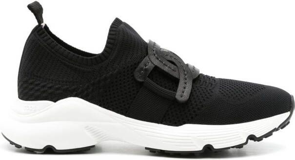 Tod's chain-link detail slip-on sneakers Black