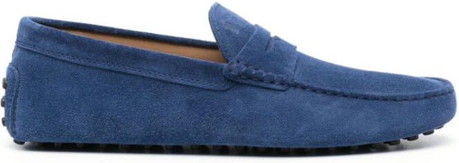 Tod's Gommino Driving leather loafers Blue