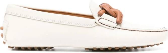 Tod's Kate Gommino driving loafers Neutrals