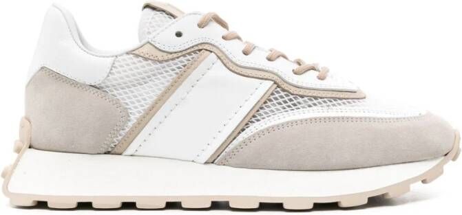 Tod's panelled leather sneakers White