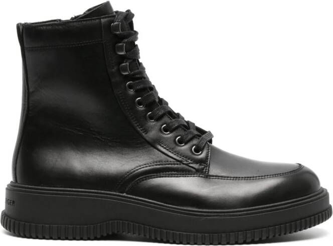 Tommy Hilfiger Everyday leather ankle boots Black