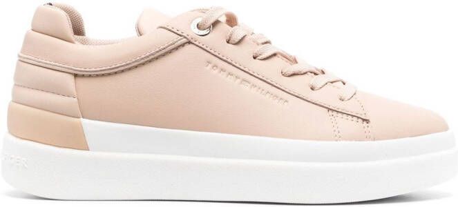 Tommy Hilfiger logo-stamp flatform sneakers Neutrals