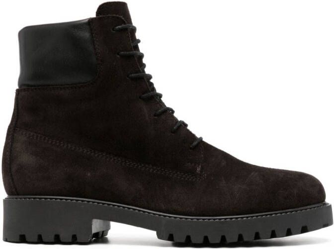 TOTEME The Husky suede boots Brown