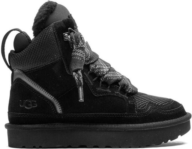 UGG Highmel lace-up suede sneakers Black