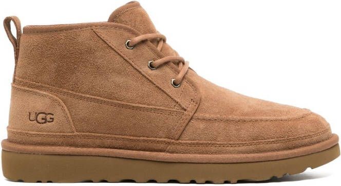 UGG lace-up suede boots Brown