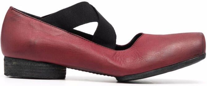 Uma Wang crossover-strap pumps Red