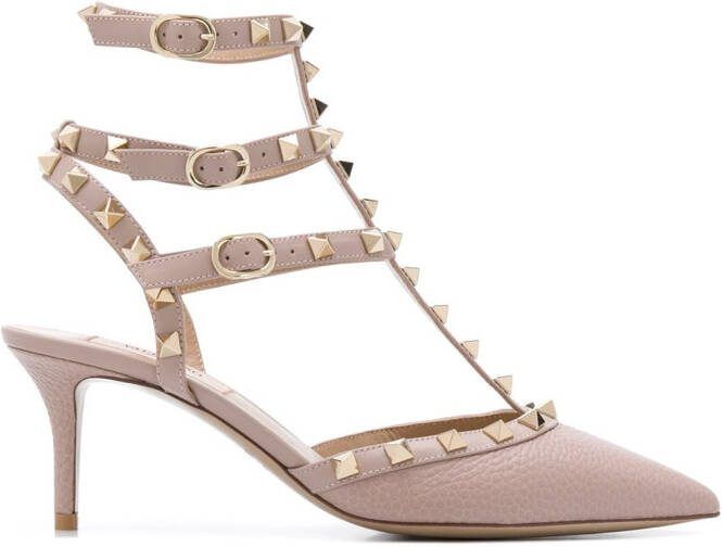Valentino Garavani Rockstud 70mm pointed pumps Pink