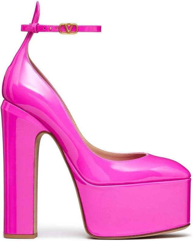 Valentino Garavani 155mm Tan-Go platform pumps Pink