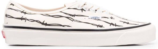 Vans Authentic 44 barbed wire-print sneakers Neutrals