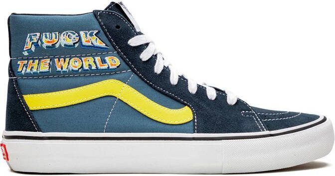 Vans x Supreme Sk8-Hi Pro "Navy" sneakers Blue