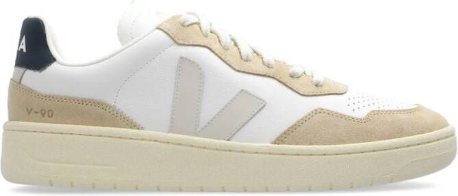 VEJA V-90 leather sneakers White