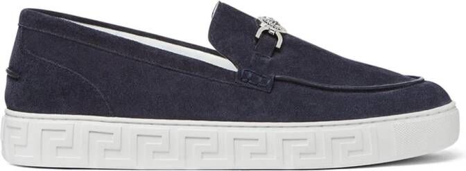 Versace Medusa '95 leather loafers Blue