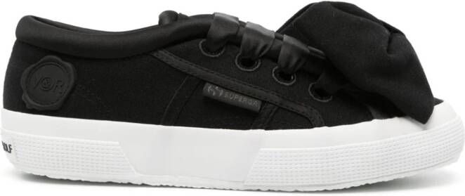 Viktor  Rolf x Superga bow-detail sneakers Black