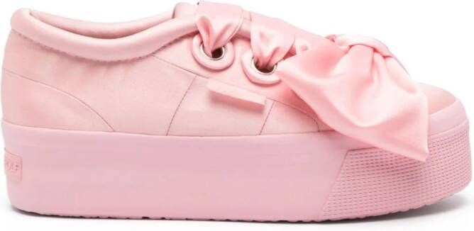 Viktor  Rolf x Superga bow-detail sneakers Pink