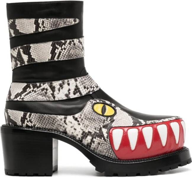 Walter Van Beirendonck Viper 70mm boots Multicolour