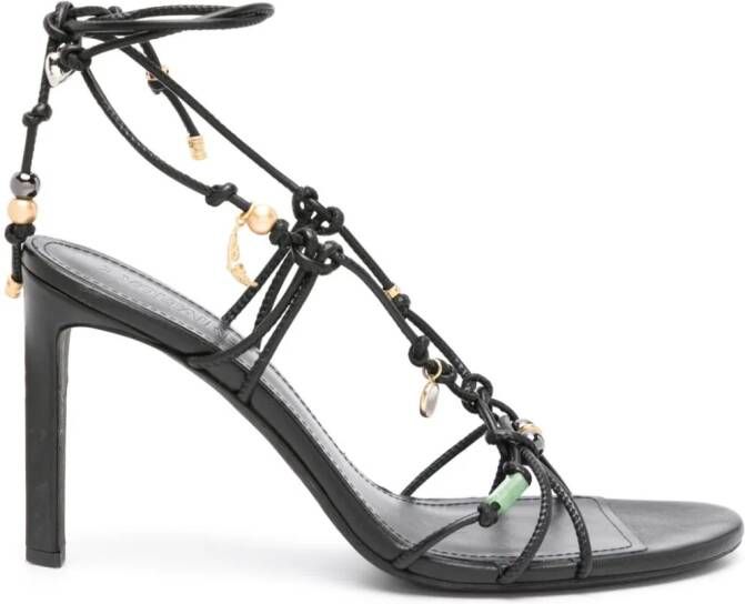 ZadigVoltaire Alana 105mm leather sandals Black
