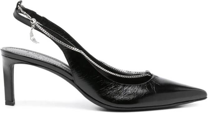 ZadigVoltaire First Night 60mm slingback pumps Black