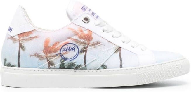 ZadigVoltaire Flask low-top sneakers White
