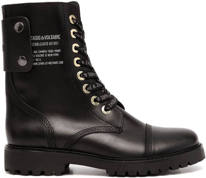 ZadigVoltaire Joe combat boots Black