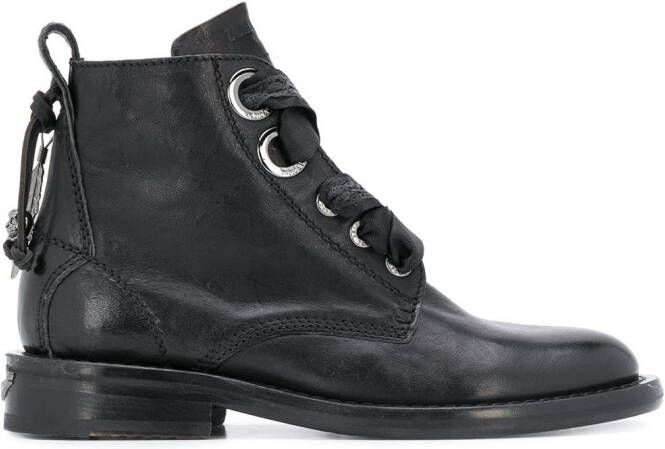 ZadigVoltaire lace-up 30mm ankle boots Black