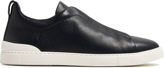 Zegna Triple Stitch low-top sneakers Black