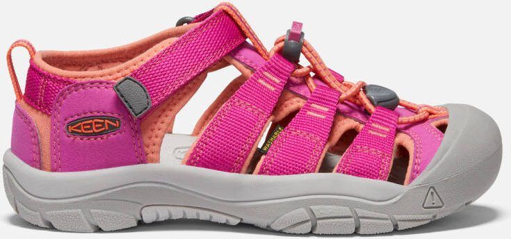 Keen Big Kids' Water Shoes Newport H2 Sandals 4 Very Berry Fusion Coral