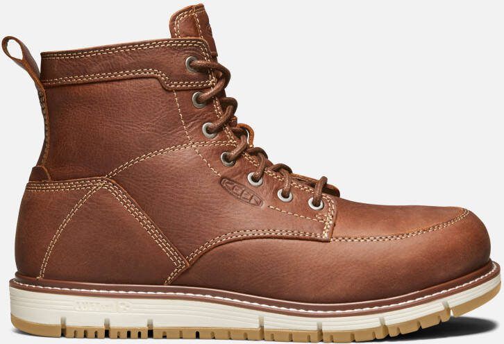 Keen Men's Aluminum Toe Boots San Jose 6" 10.5 Wide Gingerbread Gum Leather