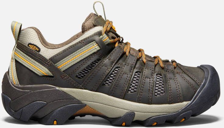 Keen Men's Hiking Shoe Voyageur 10.5 Black Olive Inca Gold