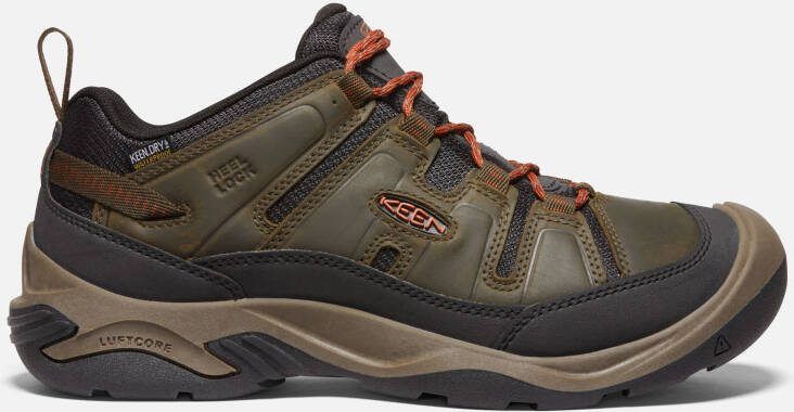 Keen Men's Waterproof Circadia Shoe Size 11.5 In Black Olive Potters Clay