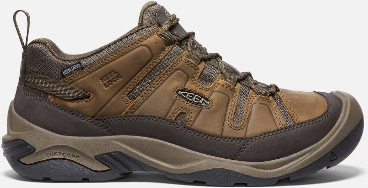 Keen Men's Waterproof Circadia Shoe Wide Size 10.5 In Shitake Brindle